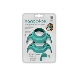 Nanobebe Flexy Bottle Silicone Bottle Handles - Teal